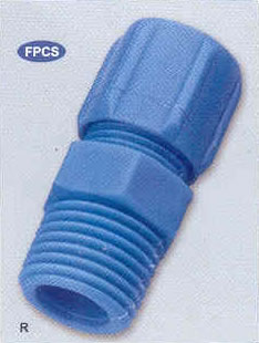 直通锁母全塑接头 FPCS